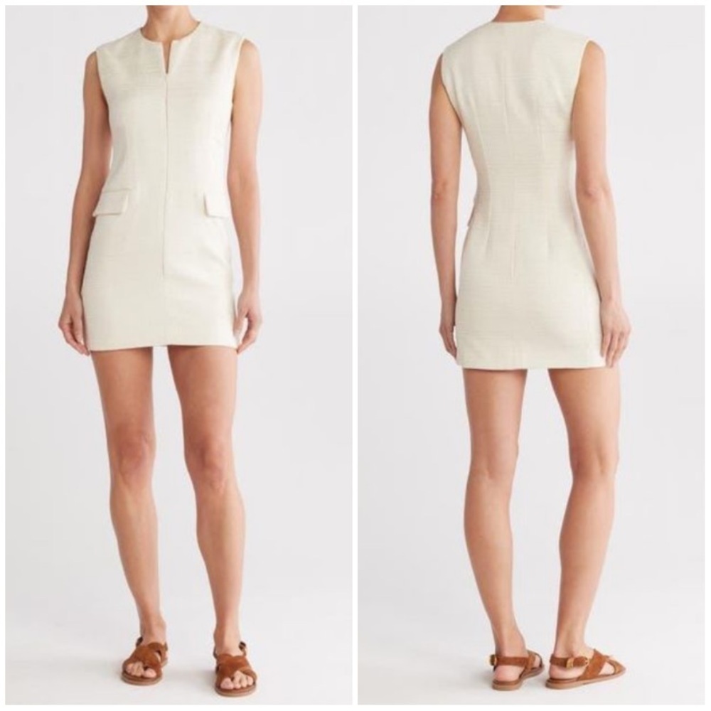 Rag & Bone Women's Roslyn Shift Dress Ivory Size 10 NWT New